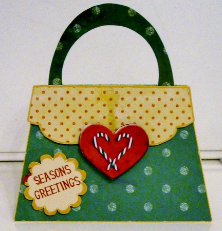 Project Kit -xmas Purse Card with Matching Envelope #1 by Pam Stubley