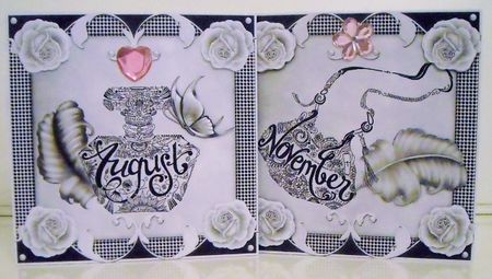 Black and White Birth Month Bumper Kit by Pam Stubley