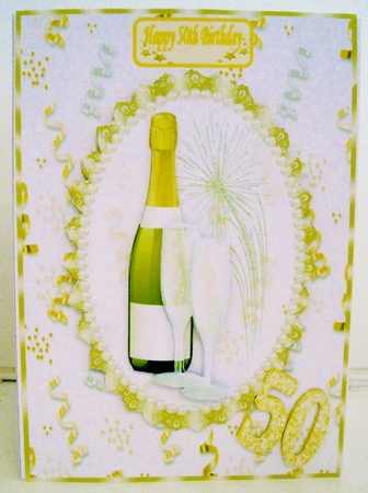 Happy 50th Birthday by Pam Stubley