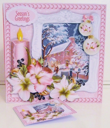 Winter Jewels Christmas Amaryllis by Pam Stubley
