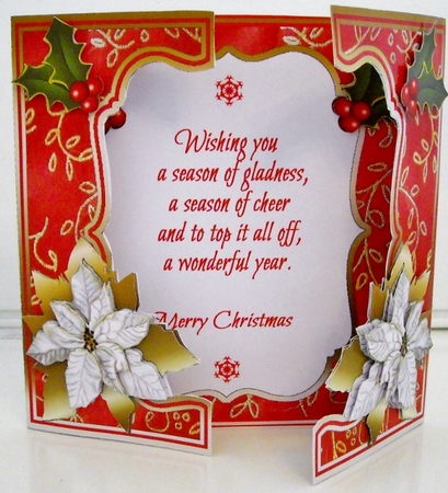Fwg 'poinsettias & Holly' by Pam Stubley