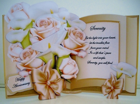 Bouquet of Serenity - Book Bouquet by Pam Stubley