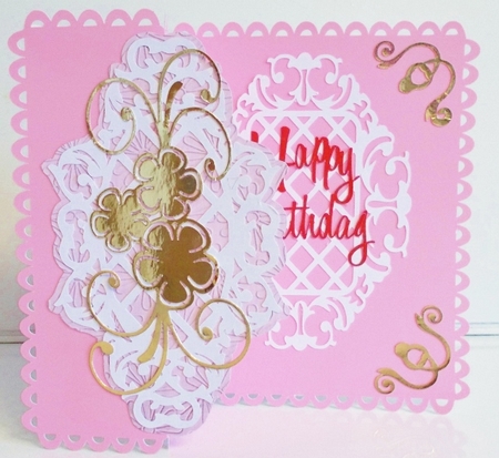 Floral Flourish Fold Back by Pam Stubley