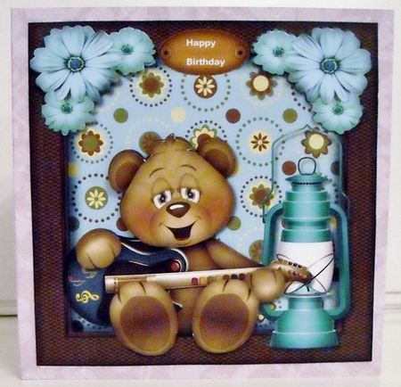 Music Bear Birthday Boy Mini Kit by Pam Stubley