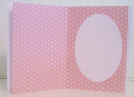 Pink and Cream Polka Dot Insert by Pam Stubley