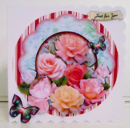 Plate with Roses by Pam Stubley