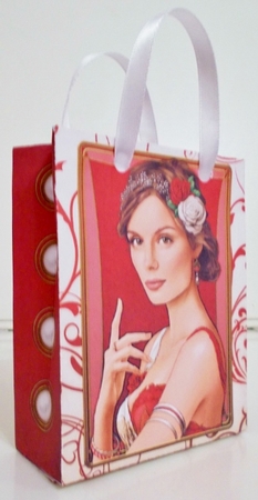 Art Deco Lady Athena Mini Bag Red by Pam Stubley