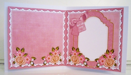 Blossom Church Sent with Love to Fit 6in Folded Insert by Pam Stubley