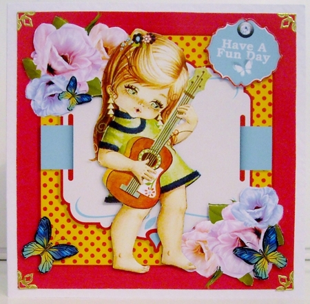 Pretty Guitar Player by Pam Stubley