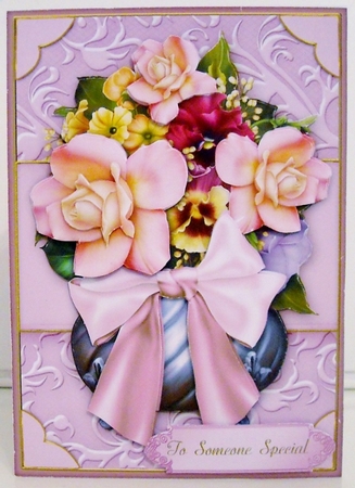 Floral Bouquet Pot 6x8 Mini Kit by Pam Stubley