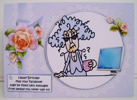 Stella Has Facebook Messages Quick Card by Pam Stubley
