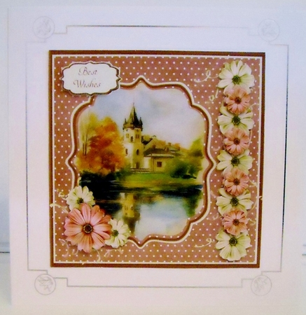 Floral Mini Kit with Watercolour Scene by Pam Stubley