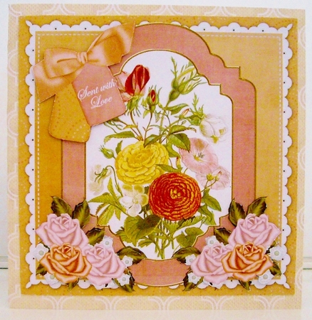 Mixed Bouquet Sent with Love Floral 8inch Step by Step by Pam Stubley
