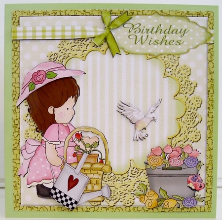 Sweet Birthday Card Front Mini Kit - Plus Bonus Gift Card  by Pam Stubley