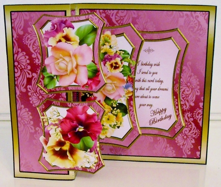 FBP Rose & Pansy Bouquet by Pam Stubley