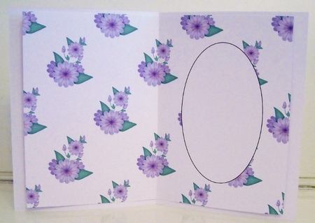 Flower Bunch Lavender Insert by Pam Stubley