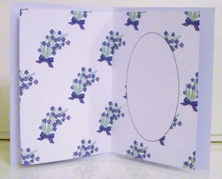 Spring Violets Insert by Pam Stubley