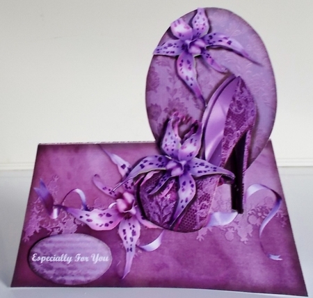 Over The Edge Purple Shoes & Orchids Mini Kit by Pam Stubley