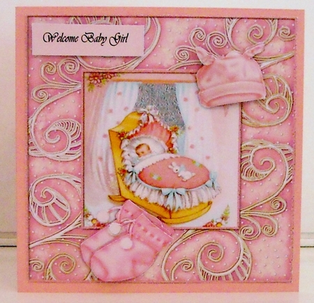 Vintage new baby Girl by Pam Stubley