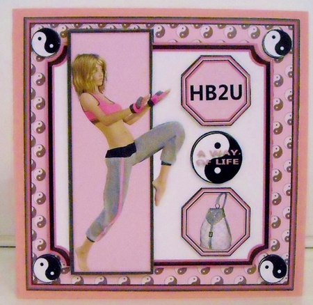 TEEN GIRL 18 KICKBOXER by Pam Stubley