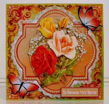 Mixed Coloured Roses by Pam Stubley