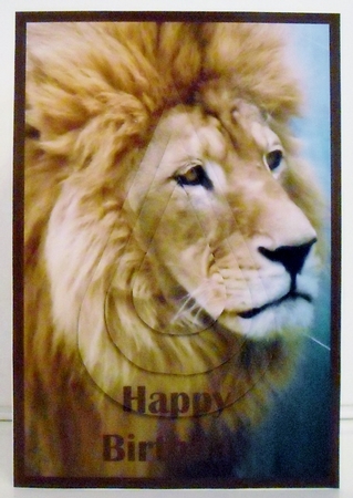 Lion Teardrop Pyramid by Pam Stubley