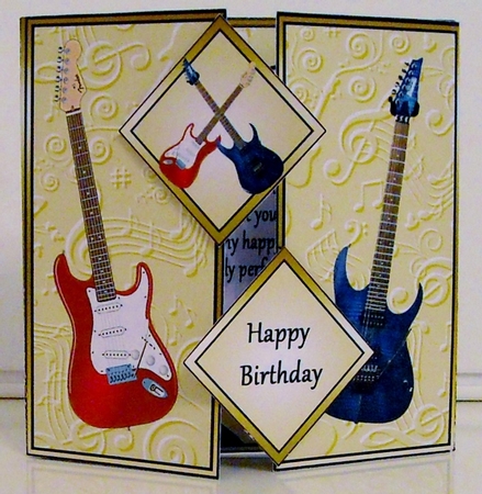 Square Gatefold - Guitars by Pam Stubley