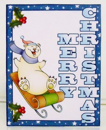 Shutter Surprise kit- Sledging Polar bears by Pam Stubley
