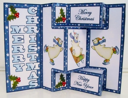Shutter Surprise kit- Sledging Polar bears by Pam Stubley