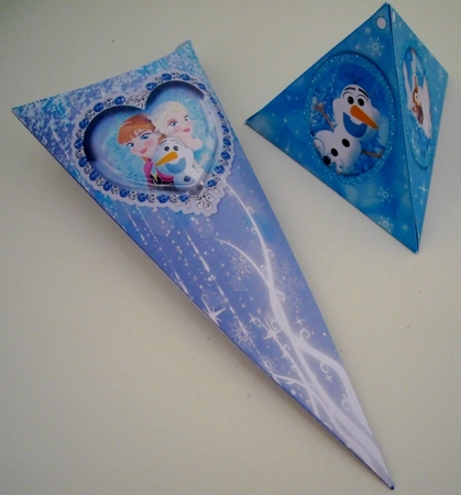 Snowflake Princess Party - Novelty Favour Boxes Set 2 by Pam Stubley