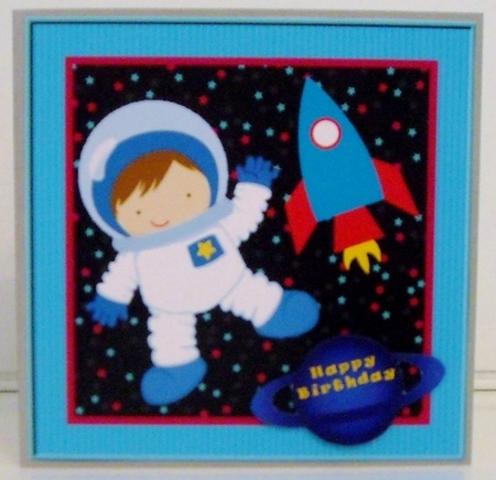 Space Boy Quick Card by Pam Stubley