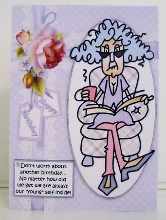 Stella and her younger self quick card by Pam Stubley