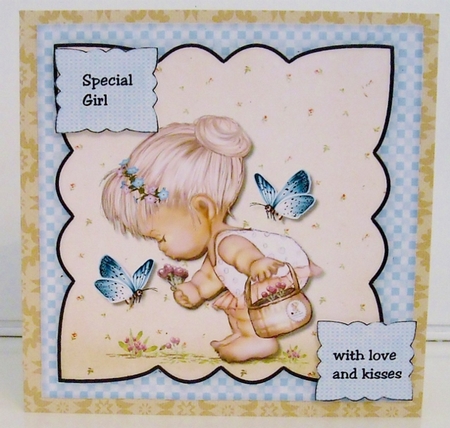 Scallop Topper Sweet Girl by Pam Stubley