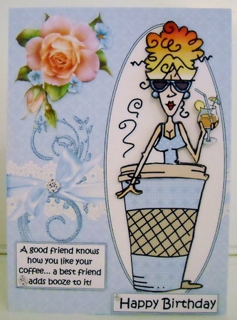 Rita friends and coffee choice of captions  by Pam Stubley