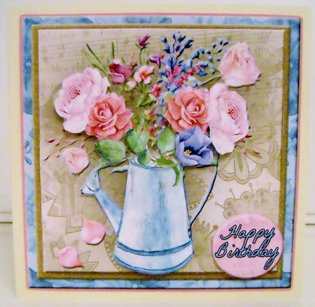Mini Kit - Beautiful floral display # 1 for lots of occasions by Pam Stubley