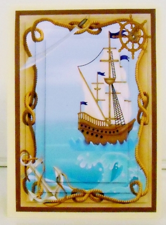 Pirates Ship Pyramid by Pam Stubley