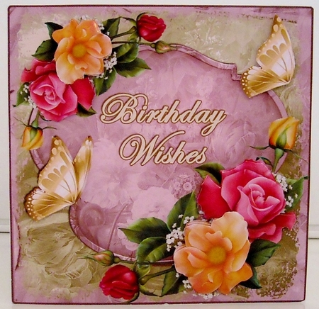 Mini Kit- Happy Birthday - Roses #3 by Pam Stubley