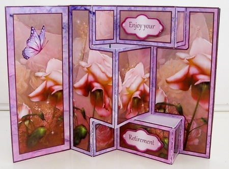 Shutter kit Pink Roses (retirement) by Pam Stubley