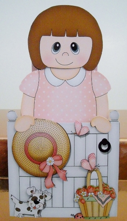 3D On the Shelf Card Kit - Robyn is at the Garden Gate by Pam Stubley