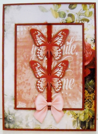 Flowers Butterflies and Envelope 955 by Pam Stubley