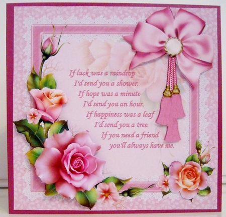 8x8 a verse for a friend mini kit by Pam Stubley