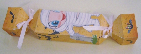 HALLOWEEN  GIFT FAVOR CRACKER BOX by Pam Stubley
