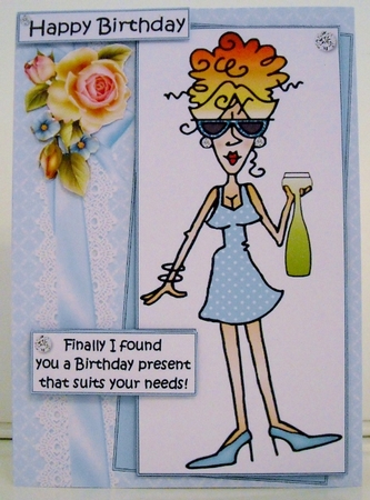 Rita found the perfect present quick card by Pam Stubley