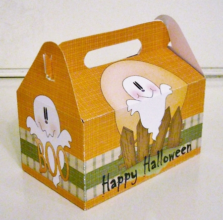 Ghost Gable Box by Pam Stubley