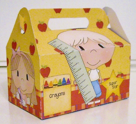 School Kids Gable Box 1 by Pam Stubley