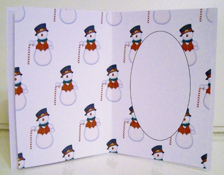 Christmas Snowman Insert 7 by Pam Stubley