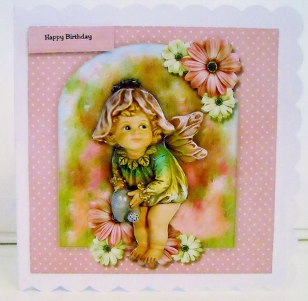 Cute Elve In The Garden by Pam Stubley