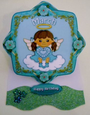 March Birthstone Topper by Pam Stubley