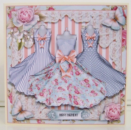 The Summer Dresses Card Front Kit by Pam Stubley