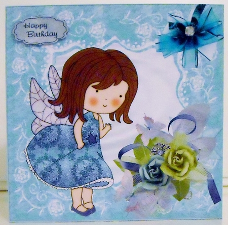 Izzy butterfly fairy flowers by Pam Stubley